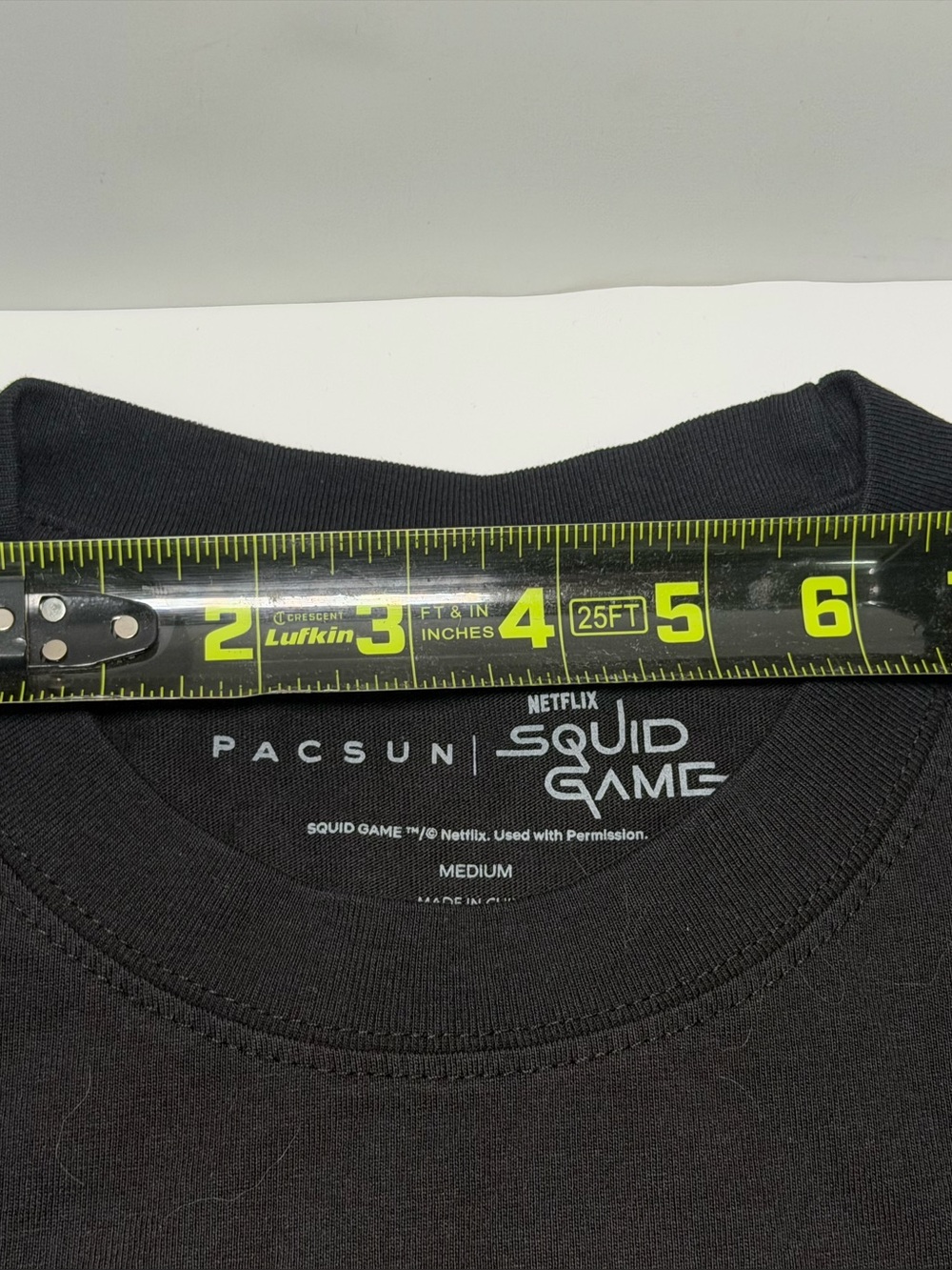 PacSun Black Men's Squid Games Short Sleeve T-Shirt Size Medium - Picture 13 of 13